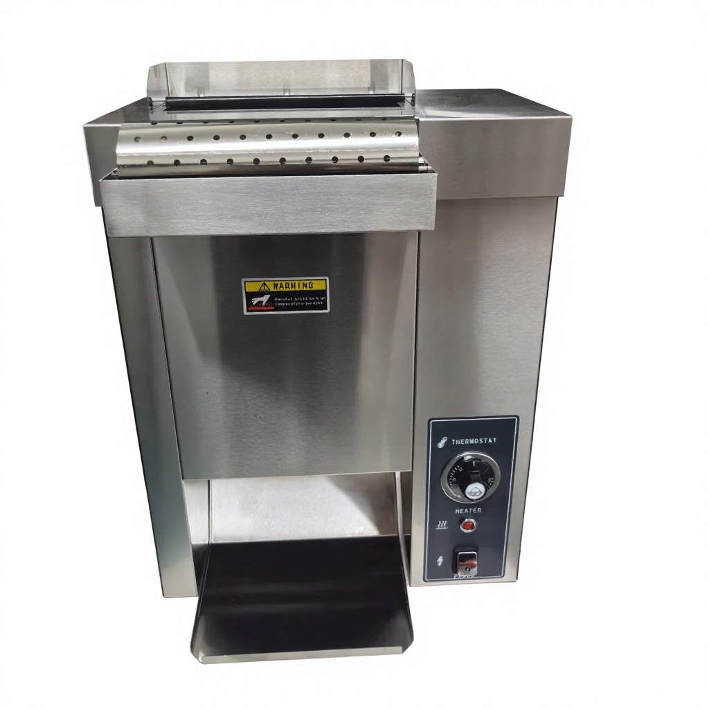 Food Processor Snacks - Hochleistungs-Burger-Toaster-Maschine mit Drehknopfsteuerung, Hamburgerbrötchen-Toaster-Ausrüstung mit Buttermesser