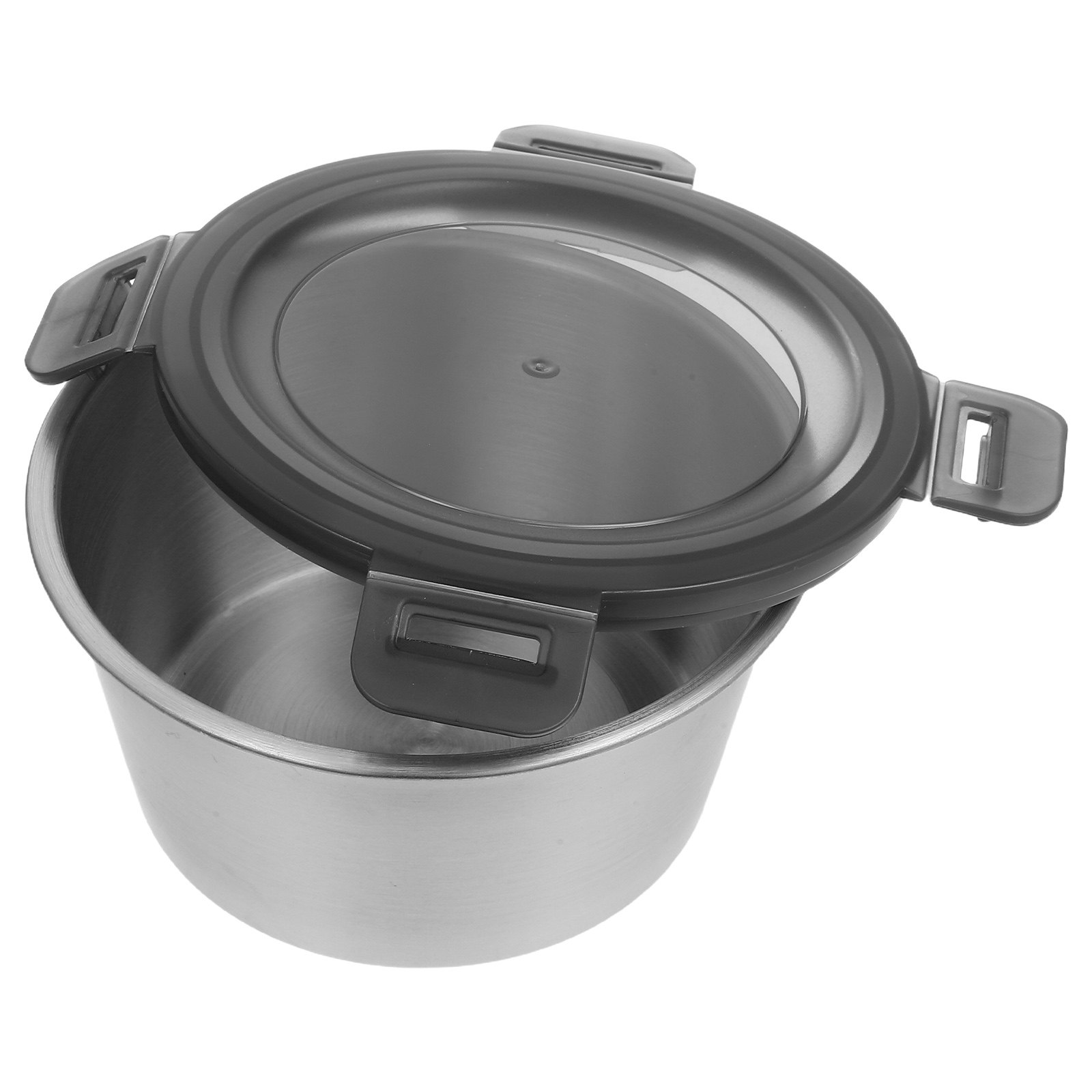 Food Prep Snacks - Luftdichter Lebensmittelbehälter aus Edelstahl, 600 ml,