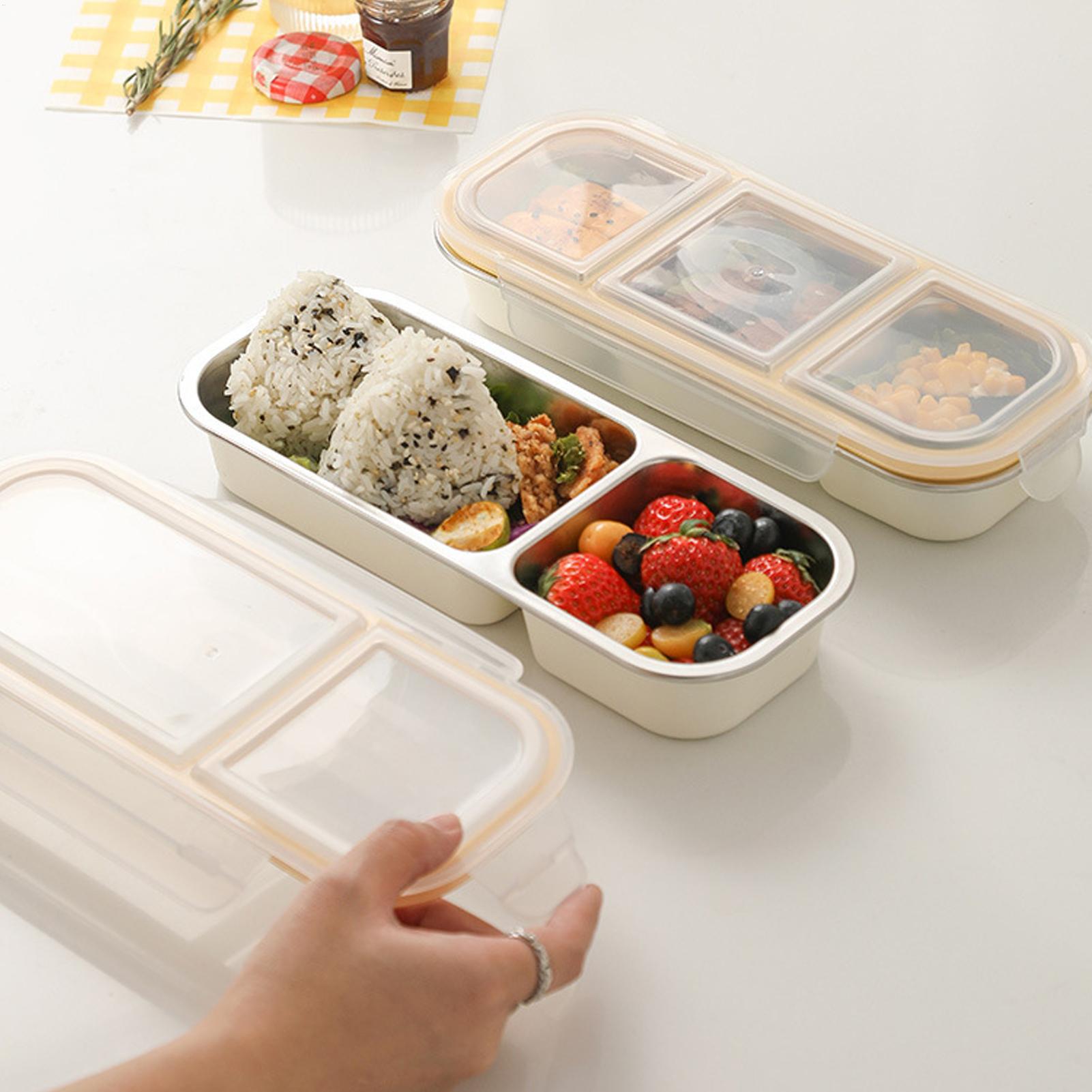 Food Prep Snacks - Edelstahl-Snackbox, auslaufsicherer Snackbehälter, auslaufsichere Aufbewahrungsbox für