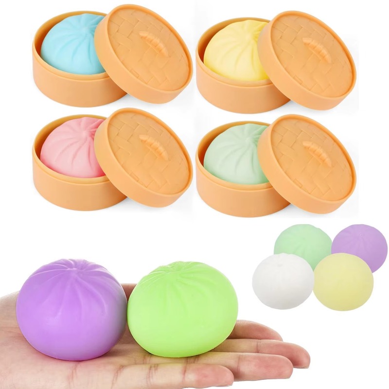 Bunte Dumpling-Squishies: Stre – Food Grocery Snacks Bewertung und Preis
