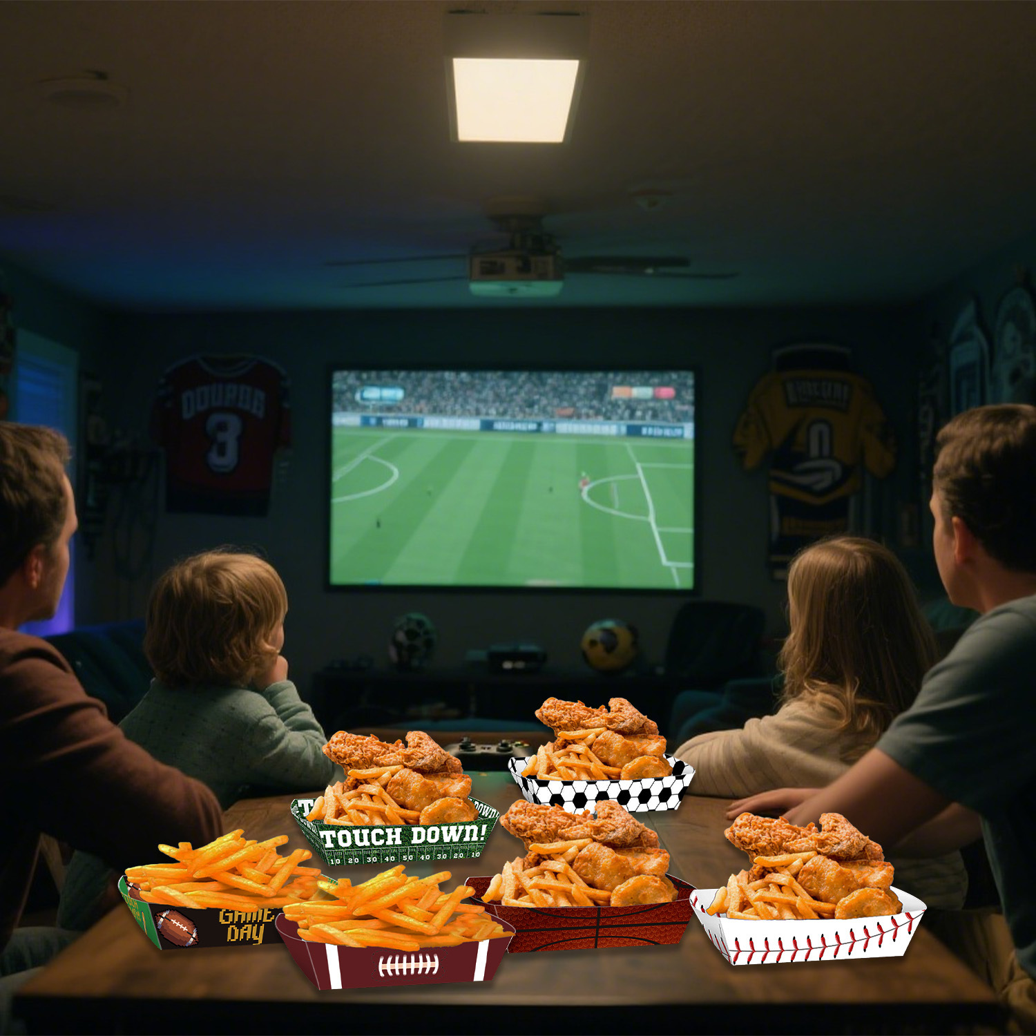 Sportball-Servierplatte Themen – Food Snacks For Kids Party Bewertung und Preis