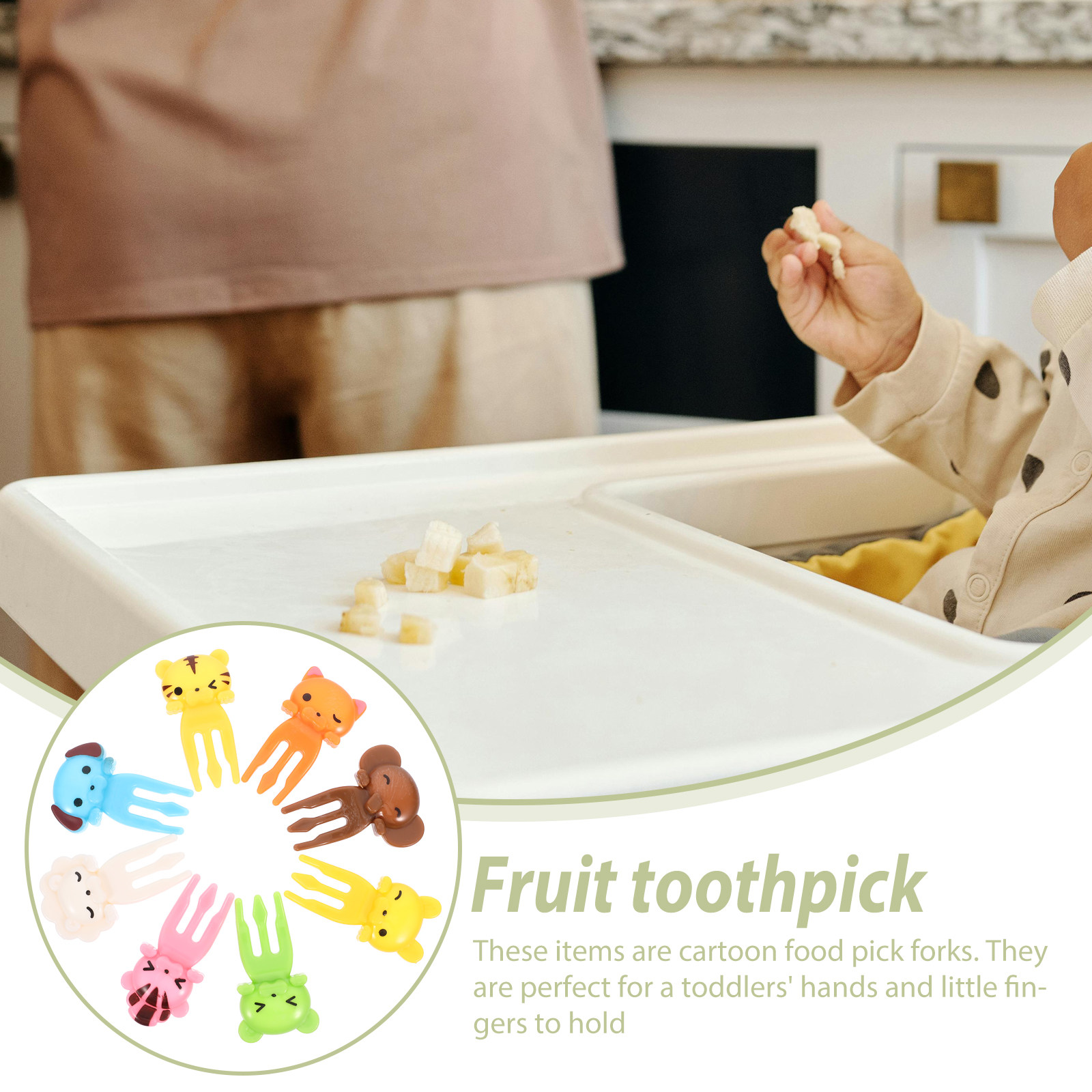 8-teiliges Cartoon-Tier-Obstga – Food Snacks For Kids Party Bewertung und Preis