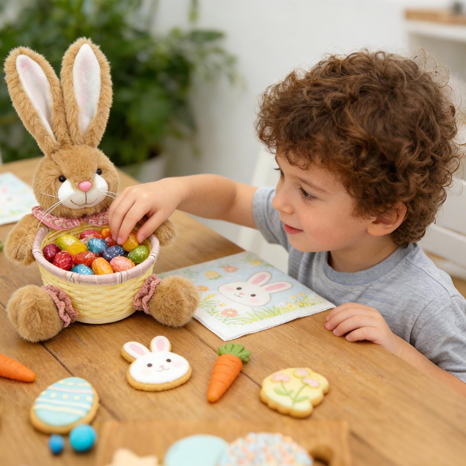 Osterkorb in Niedlicher Hasenf – Food Snacks For Kids Party Bewertung und Preis